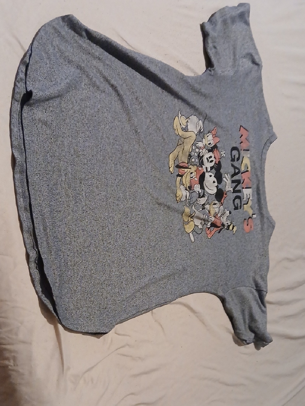 Disney Gray Mickey's Gang Short Sleeve Graphic Tee